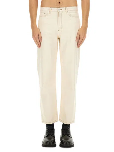 Apc A.p.c. "martin" Jeans In Beige