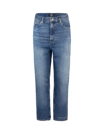 Apc Jeans Martin Blu In Ial