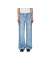 Apc Jeans With Belt Loops In Blue