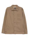 Apc Jeffray Jacket In Brown