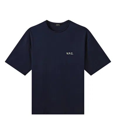 Apc Jeremy T-shirt In Blue