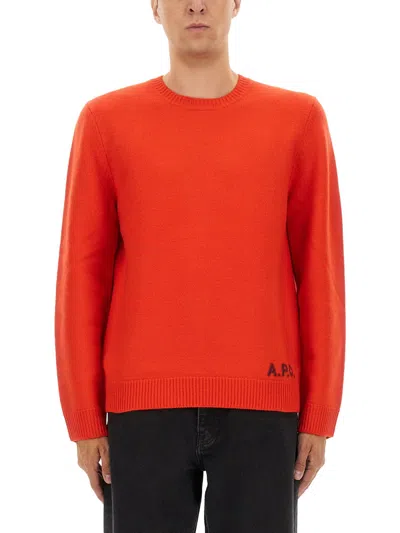 Apc Jersey "edward" In Red