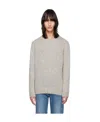 Apc Jim Long-sleeved Sweater In Gray