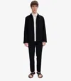 Apc Cotton Pant With Elastic Waistband And Cropped Length In Lzz - Black