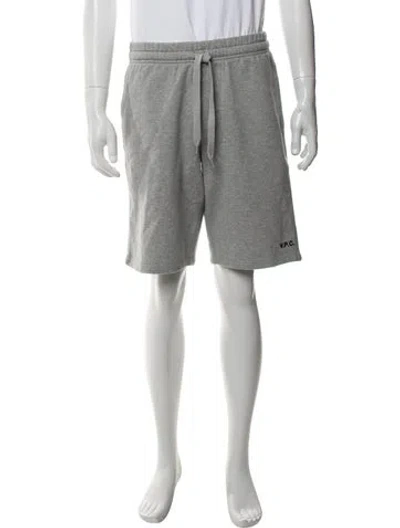 Pre-owned A.p.c. Jogger Shorts In Blue