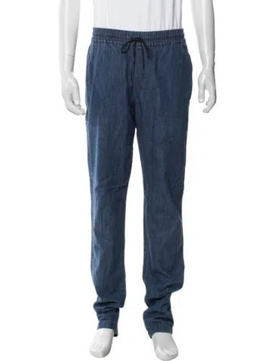 Pre-owned A.p.c. Joggers In Blue