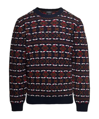 APC A.P.C. JOHN CREWNECK KNITTED JUMPER