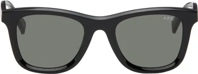 Apc A.p.c. John Square Frame Sunglasses In Red