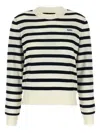 Apc Josepha Striped Crew-neck Sweater In Multi