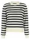 Apc Josepha Striped Crew-neck Sweater In Multi