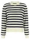 Apc Josepha Striped Crew-neck Sweater In Multi