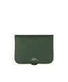 Apc Josh Coin Purse In Green