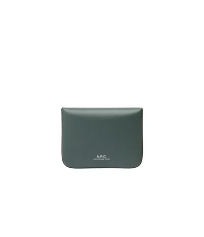 Apc Josh Coin Purse In Green