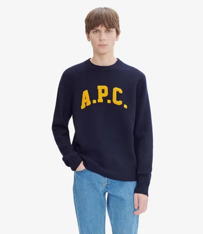 Apc Joshua Sweater (m) M Dark Navy Blue