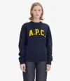 Apc Joshua Sweater (w) M Dark Navy Blue In Dark Navy Blue