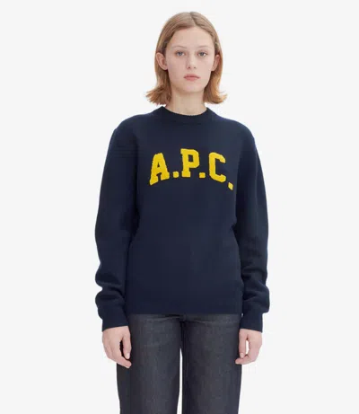 Apc Joshua Sweater (w) M Dark Navy Blue