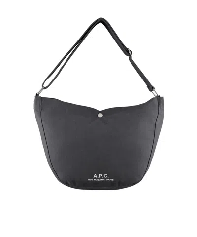 Apc Journal Messenger Bag In Lzz Black