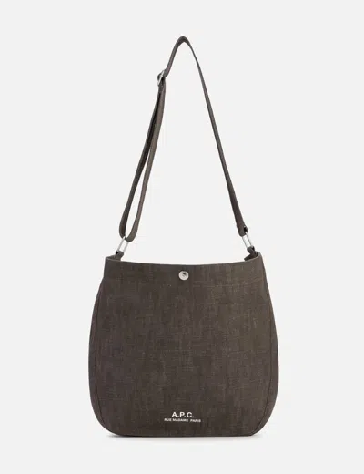 A.p.c. Journal Satchel In Brown