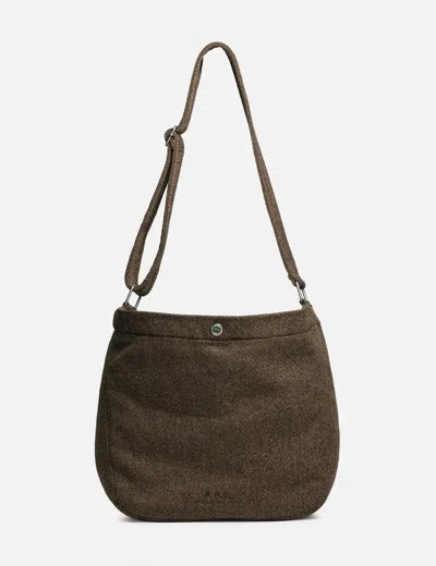 A.p.c. Journal Satchel In Brown/褐色/브라운/ブラウン