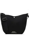 Apc A.p.c. Besace Journal Small Shoulder Bag In Black