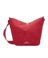 A.p.c. Journal Shoulder Bag In Red