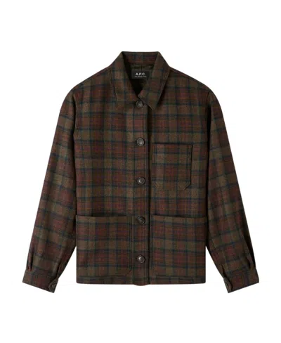 APC A.P.C. JULIA CHECKED JACKET