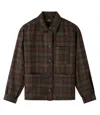 Apc A.p.c. Julia Checked Jacket In Multi