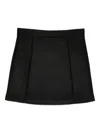 Apc Julien Pleated Skirt In Black