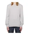Apc Julio Round-neck Sweater In White
