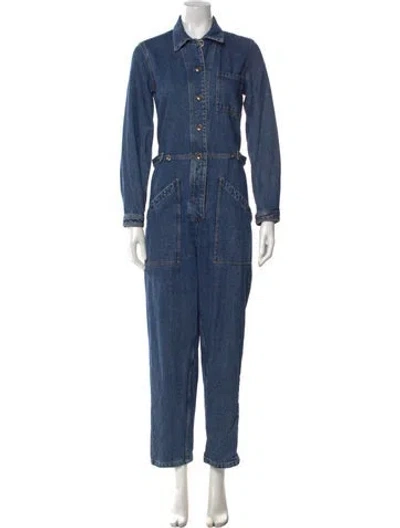 Pre-owned A.p.c. Jumpsuit In Blue