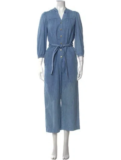 Pre-owned A.p.c. Jumpsuit In Blue