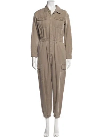 Pre-owned A.p.c. Jumpsuit In Brown