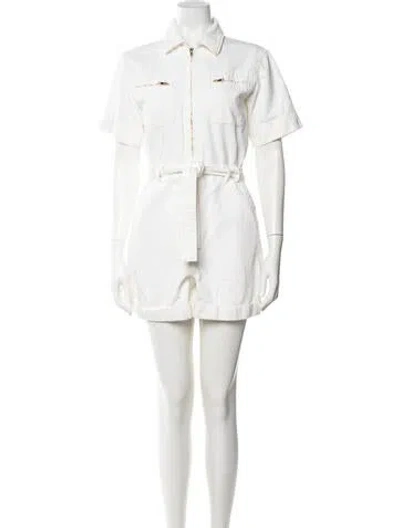 Pre-owned A.p.c. Jumpsuit In White