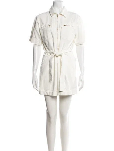 Pre-owned A.p.c. Jumpsuit In White