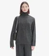 Apc Karen Sweater M Heather Charcoal Gray In Heather Charcoal Gray