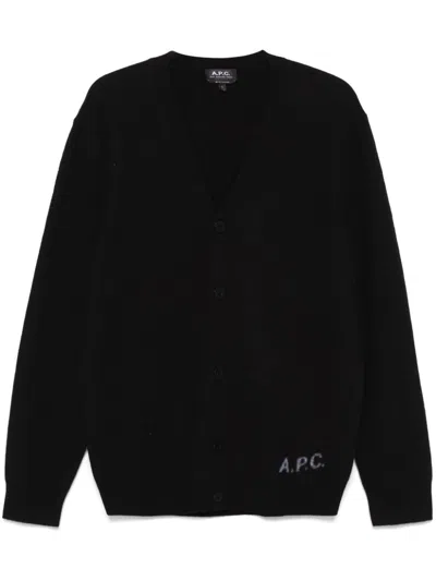 Apc Kenny Cardigan In Black