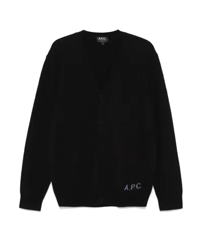 Apc Kenny Cardigan In Black