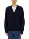 Apc Kenny Cardigan In Blue