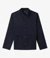 Apc Kerlouan Brodée Jacket Xl Midnight Blue In Midnight Blue