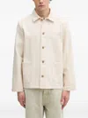 A.p.c. Kerlouan Button-up Patch-pocket Jacket In Neutral
