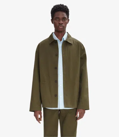 APC KERLOUAN LOGO JACKET M MILITARY KHAKI