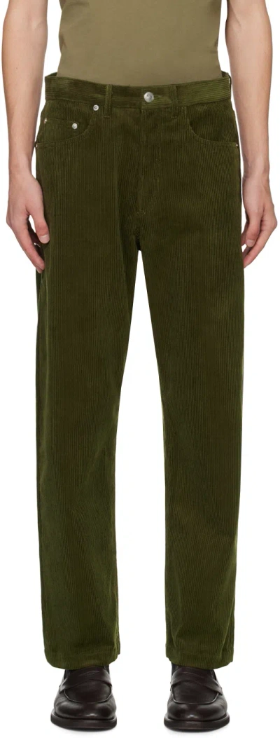 Apc Khaki Achille Jeans In Jaa Kaki