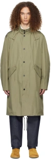 A.p.c. Antonny Parka In Green