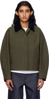 Apc A.p.c. 'becca' Jacket In Green