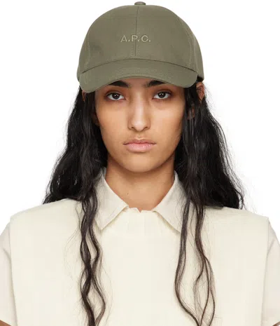 Apc Khaki Charlie Baseball Cap In Jac Military Khaki