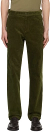 Apc Khaki Constantin Trousers In Jaa Kaki