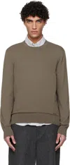 A.p.c. A. P.c. Minimalist Pullover Sweater For Men In Brown