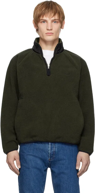 Apc Khaki Island Brodé Sweatshirt In Jaa Khaki