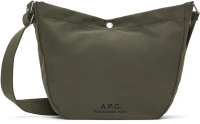 Apc Khaki Journal Bag In Brown