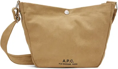 Apc Khaki Journal Small Satchel
